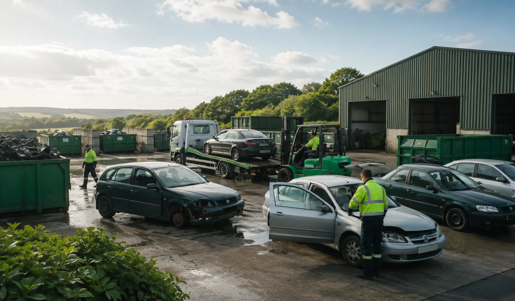 Scrap car collection in the Dublin area