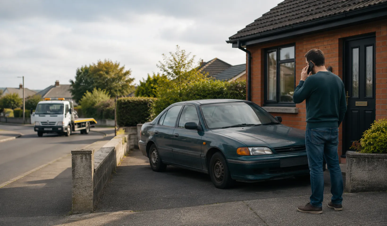 Booking a scrap car collection in Dublin