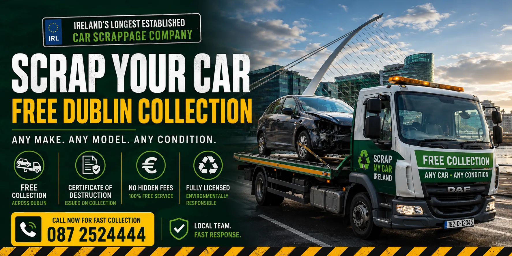 Scrap your car - free Dublin collection with Scrap My Car